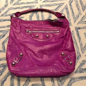 Pink Balenciaga Shoulder Bag